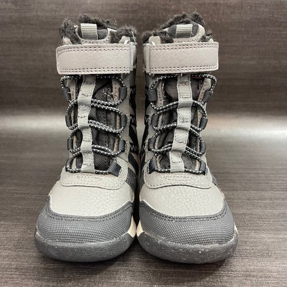 Merrell Snow Crush 2.0 Waterproof Boots Youth Toddler Kids Size 6 Black Shoes - Picture 6 of 10